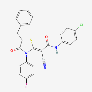 molecular formula C25H17ClFN3O2S B7732868 MFCD06640722 