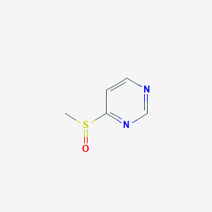 molecular formula C5H6N2OS B077329 4-(Methylsulfinyl)pyrimidine CAS No. 14080-20-7