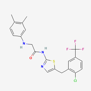 molecular formula C21H19ClF3N3OS B7732920 MFCD06642320 