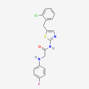 molecular formula C18H15ClFN3OS B7732927 MFCD06642198 