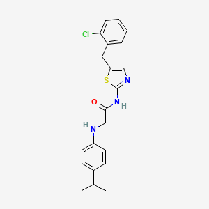 molecular formula C21H22ClN3OS B7732963 MFCD06642195 