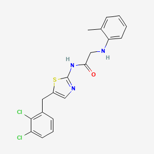 molecular formula C19H17Cl2N3OS B7733023 MFCD06642227 