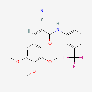 molecular formula C20H17F3N2O4 B7733031 MFCD04368923 