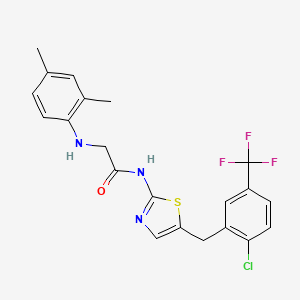 molecular formula C21H19ClF3N3OS B7733130 MFCD06642318 