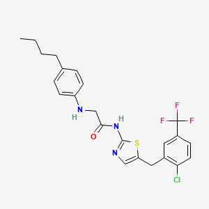 molecular formula C23H23ClF3N3OS B7733134 MFCD06642325 
