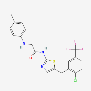 molecular formula C20H17ClF3N3OS B7733137 MFCD06642316 