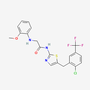 molecular formula C20H17ClF3N3O2S B7733145 MFCD06642322 