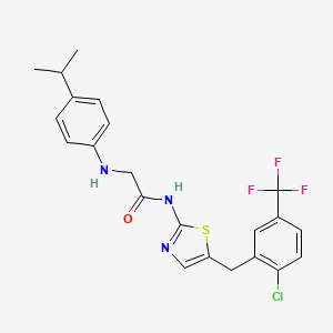 molecular formula C22H21ClF3N3OS B7733148 MFCD06642324 