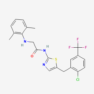 molecular formula C21H19ClF3N3OS B7733155 MFCD06642319 