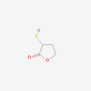 molecular formula C4H6O2S B077332 3-Sulfanyloxolan-2-one CAS No. 14032-62-3