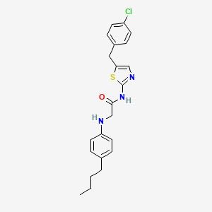molecular formula C22H24ClN3OS B7733206 MFCD06642222 