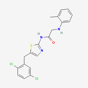 molecular formula C19H17Cl2N3OS B7733228 MFCD06642246 