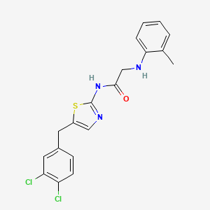 molecular formula C19H17Cl2N3OS B7733243 MFCD06642257 