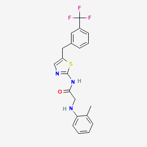 molecular formula C20H18F3N3OS B7733293 MFCD06642301 