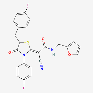 molecular formula C24H17F2N3O3S B7733634 MFCD06640691 