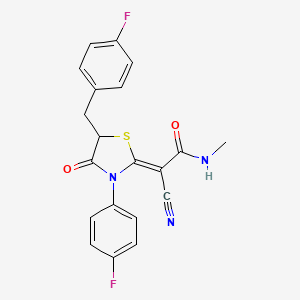 molecular formula C20H15F2N3O2S B7733658 MFCD06640661 