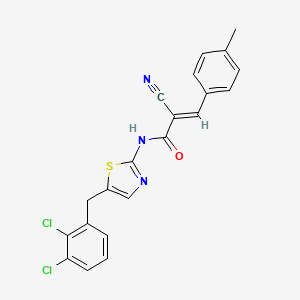 molecular formula C21H15Cl2N3OS B7733689 MFCD02341777 
