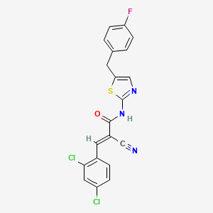 molecular formula C20H12Cl2FN3OS B7733695 MFCD02349711 