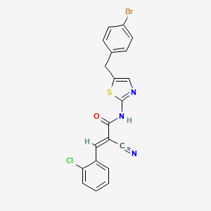 molecular formula C20H13BrClN3OS B7733721 MFCD02349744 