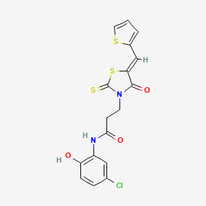 molecular formula C17H13ClN2O3S3 B7733828 MFCD02165534 