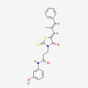 molecular formula C22H20N2O3S2 B7733961 MFCD02365077 