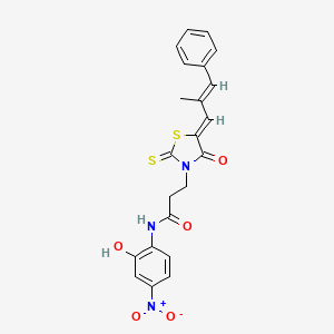 molecular formula C22H19N3O5S2 B7733972 MFCD02365108 