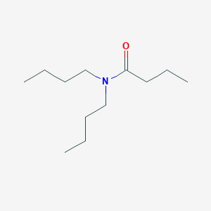 molecular formula C12H25NO B077340 Butyramide, N,N-dibutyl- CAS No. 14287-95-7