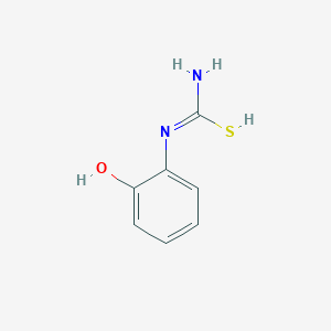 molecular formula C7H8N2OS B7734008 N'-(2-hydroxyphenyl)carbamimidothioic acid 