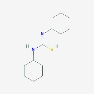 molecular formula C13H24N2S B7734022 N,N'-dicyclohexylcarbamimidothioic acid 