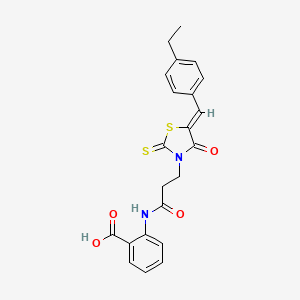 molecular formula C22H20N2O4S2 B7734024 MFCD02330928 