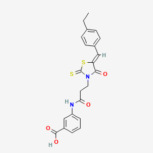 molecular formula C22H20N2O4S2 B7734025 MFCD02330929 