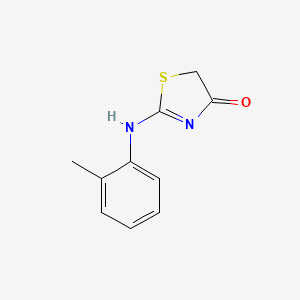 molecular formula C10H10N2OS B7734029 2-(2-methylanilino)-1,3-thiazol-4-one 