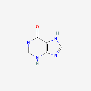 molecular formula C5H4N4O B7734083 3,7-dihydropurin-6-one 