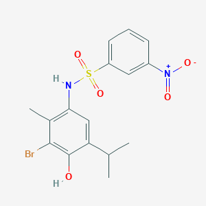 molecular formula C16H17BrN2O5S B7734266 MFCD02252412 