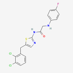 molecular formula C18H14Cl2FN3OS B7734462 MFCD06642241 