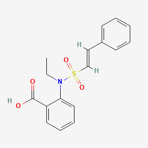 molecular formula C17H17NO4S B7734592 MFCD00395011 