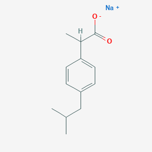 molecular formula C13H17NaO2 B7734608 sodium;2-[4-(2-methylpropyl)phenyl]propanoate 