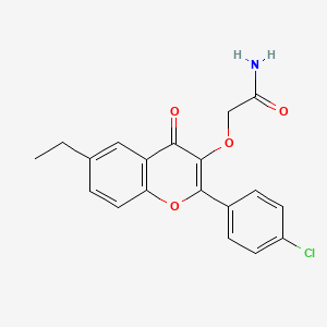 molecular formula C19H16ClNO4 B7735233 MFCD06474596 