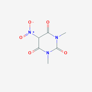 molecular formula C6H7N3O5 B077355 1,3-Dimethyl-5-nitropyrimidine-2,4,6(1H,3H,5H)-trione CAS No. 14305-99-8