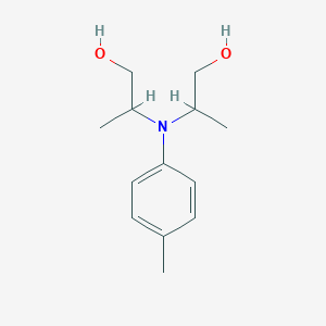 molecular formula C13H21NO2 B077362 2,2'-(p-Tolylimino)dipropanol CAS No. 10578-12-8