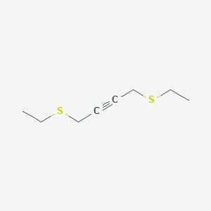 molecular formula C8H14S2 B077368 2-Butyne, 1,4-bis(ethylthio)- CAS No. 13597-11-0