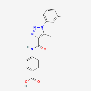 molecular formula C18H16N4O3 B7737324 MFCD07802358 