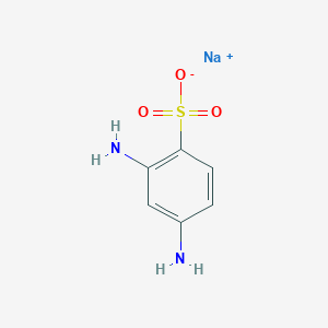 molecular formula C6H7N2NaO3S B7737330 sodium;2,4-diaminobenzenesulfonate 
