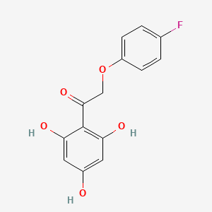2-(4-Fluorophenoxy)-1-(2,4,6-trihydroxyphenyl)ethanone