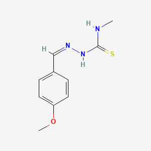 molecular formula C10H13N3OS B7737481 4-Methoxybenzylidene-N-methylhydrazinecarbothioamide 