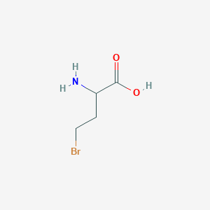 molecular formula C4H8BrNO2 B077375 2-Amino-4-bromobutanoic acid CAS No. 10364-50-8
