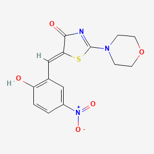 molecular formula C14H13N3O5S B7737633 MFCD01463151 
