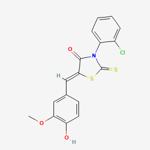 molecular formula C17H12ClNO3S2 B7737741 MFCD00586794 
