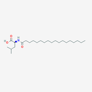 molecular formula C24H47NO3 B077378 Leucine, N-stearoyl-, L- CAS No. 14379-43-2