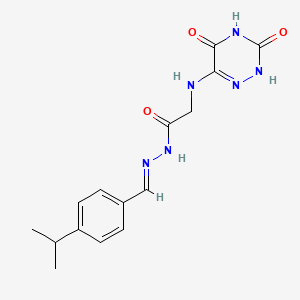 molecular formula C15H18N6O3 B7737868 MFCD01182069 